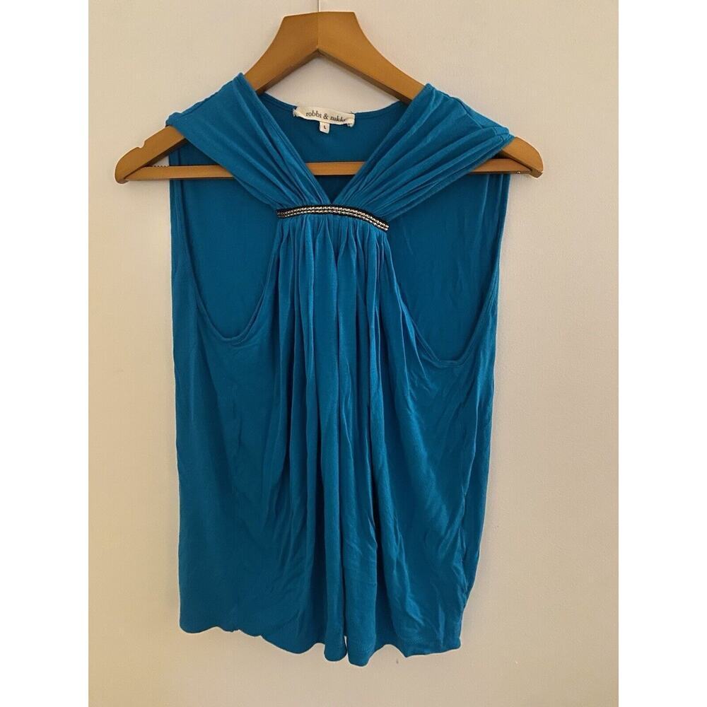 Robbi‎ & Nikki Aqua Top Women’s Large